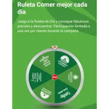Nueva ruleta en la app de Dia