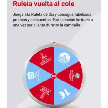 Nueva ruleta en la app de Dia