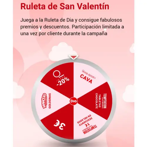 Nueva ruleta en la app de Supermercados Dia