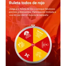Nueva ruleta en la app de supermercados Dia