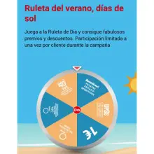 Nueva ruleta en la app de supermercados Dia