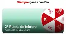 Nueva ruleta en la app de supermercados Dia