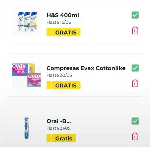 Nuevas ofertas gratis en la Cuponera