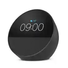 Nuevo Amazon Echo Spot (modelo de 2024) | Despertador inteligente con sonido de calidad y Alexa | Negro