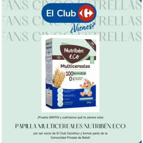 ¡Nuevo Fans 5 Estrellas de la Comunidad de Bebé de El Club Carrefour! (1000 cupones a repartir)