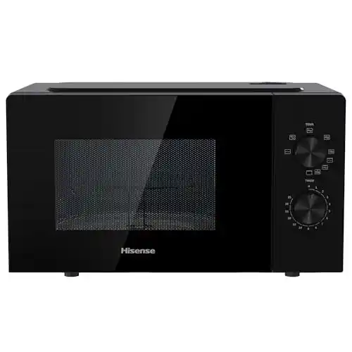 Hisense Microondas con Grill, Capacidad de 20 L, 700 W de Potencia, 900W Grill, 5 Niveles...
