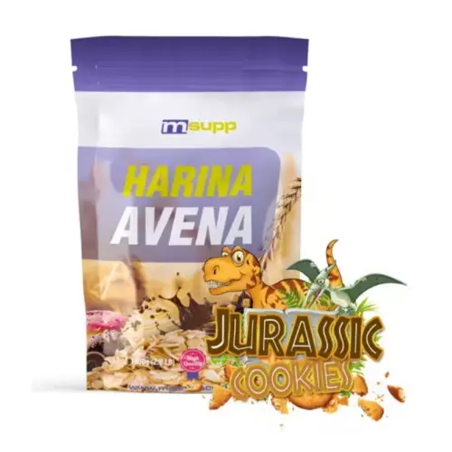 Oferta en Decathlon Harina de Avena - 1Kg Jurassic Cookies MM Supplements