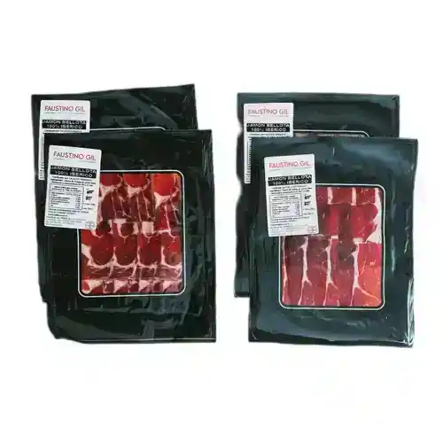 ¡Oferta! Jamón Ibérico Bellota 100% en 4 sobres de 100g.