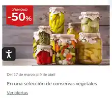 Ofertas en El corte inglés En selección de conservas vegetales.
