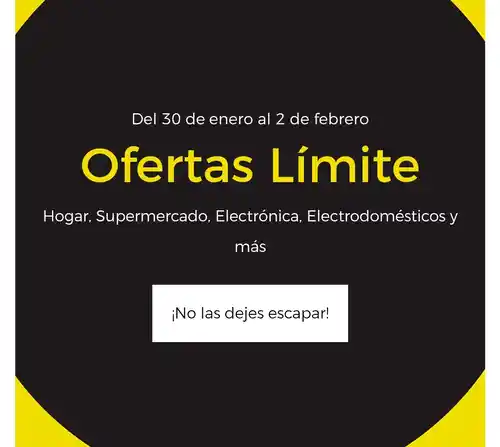 Ofertas Límite en el corte inglés - Todas las categorías hasta el 2/02