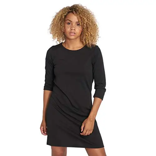 Only Mujer Onlbrilliant 3/4 Dress Jrs Noos vestido,Negro,L