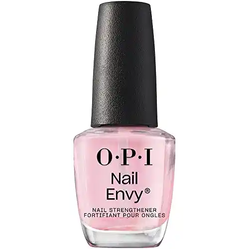 OPI Nail Envy Esmalte de Uñas , Tratamiento Fortalecedor de uñas Pink to Envy con Proteína de Trigo y Calcio para Uñas Naturales Fuertes , 15ml