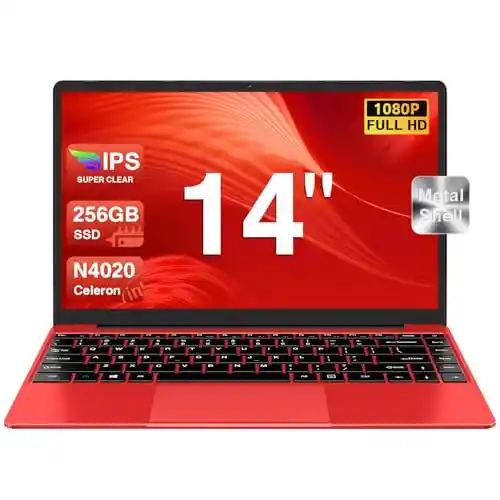 Ordenador Portátil 14" 256GB SSD N4020(Hasta 2.8Ghz) Win 11 1920x1080 FHD