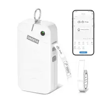 Etiquetadora Bluetooth Portátil Impresora de Etiquetas Adhesivas Mini Etiquetadora Térmica, 2000 mAh Batería incluida