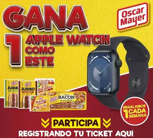 Oscar Mayer y Eroski sortean cada semana 1 Apple Watch (Sorteo por compra)