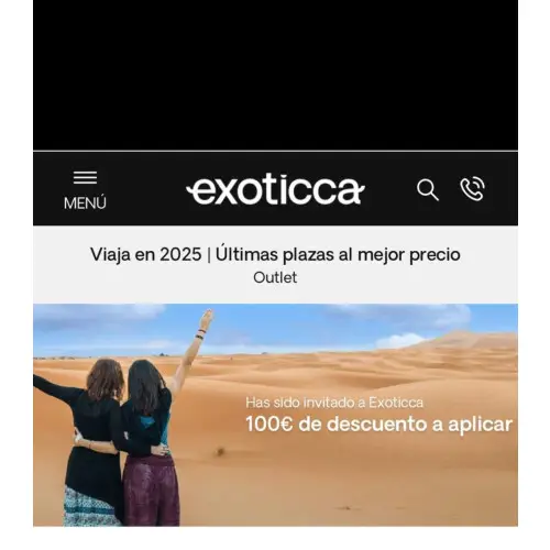 Outlet - Agencia de viajes online - Exoticca