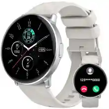 OWMSIC Reloj Inteligente Hombre Mujer con Llamadas Bluetooth, 1.39" HD Smartwatch Hombre, 112+ Deportivos Modos Fitness Tracker, con Pulsómetro/Monitor de Sueño/Podómetro, IP68 Impermeable, Blanco