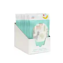 PACK 10 Baberos Desechables e Impermeables · Bolsillo Atrapacomida · Ajustables ·Estampado Infantil