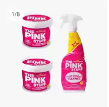 Pack 3 unidades - Pasta limpiadora Pink Stuff Miracle Cleaning Paste 850g (2uds) + Spray limpiador multiusos Pink Stuff Miracle Multi-purpose Cleaner 750ml (1ud) -Limpieza milagrosa para tu hogar
