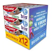 Pack de 12 Pasta de Dientes Infantil Colgate Big Kids Smile
