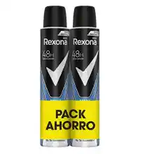 Pack de 2 desodorantes Rexona Cobalt Dry 200ml