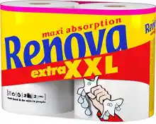 Pack de 2 rollos de papel de cocina Renova XXL