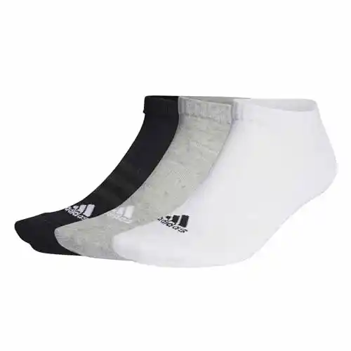 Pack de 3 pares de calcetines tobilleros Adidas.