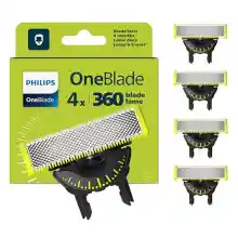 Pack de 4 cuchillas recambio Philips OneBlade 360
