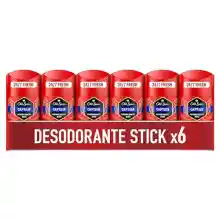 Pack de 6 desodorantes Old Spice Captain en barra.