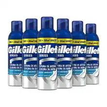 Pack de 6 espumas de afeitar Gillette Series 250ml