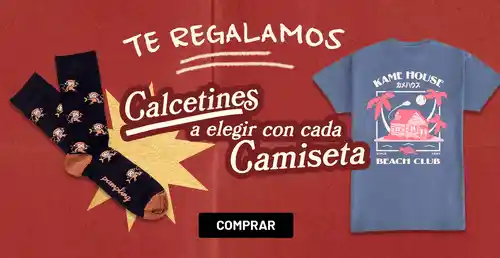 Pampling por la compra de una camiseta, Calcetines Gratis (Regalo por compra)