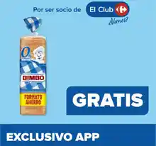 Pan bimbo gratis (solo hoy) En Carrefour