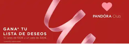 Pandora sortea 15 vales de 100€ y uno de 300€ (sorteos)