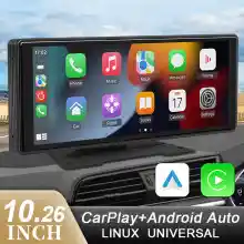 Pantalla para coche con Carplay y Android Auto inalámbricos