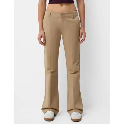 Pantalón chino flare Bershka