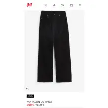 Pantalón de pana H&M