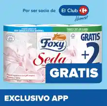 Papel higiénico Foxy Seda GRATIS por compras en Carrefour