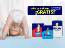 Participa por 1 año de pañales Dodot (sorteo)