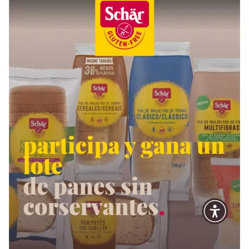 Participa y gana un lote de panes sin conservantes (Sorteo - SCHÄR)