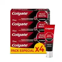 Pasta de dientes blanqueadora Colgate Max White Carbón Activado