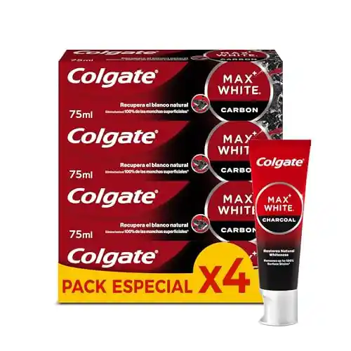 Pasta de dientes blanqueadora Colgate Max White Carbón Activado