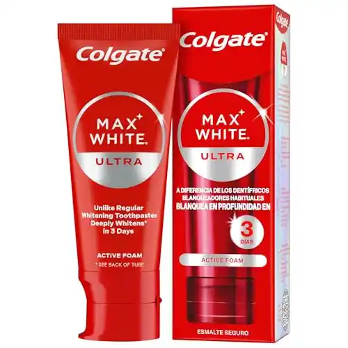 Pasta de dientes Colgate Max White Ultra Active Foam