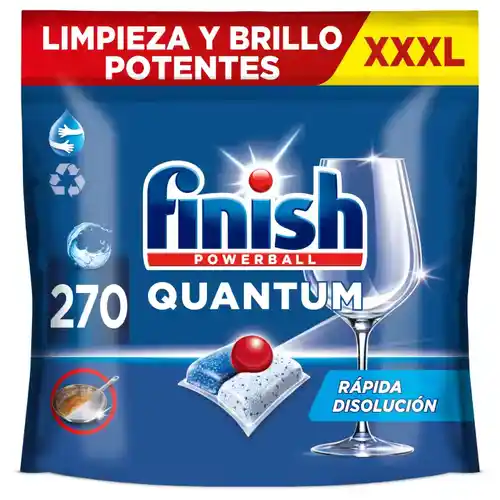Pastillas para lavavajillas Finish Powerball Quantum 270 unidades