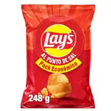 Patatas Fritas Lay's al punto de sal 248 g.