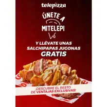Patatas gratis al unirte a Mitelepi gracias a Telepizza  (solo para nuevos usuarios)