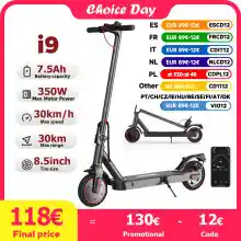 Patinete eléctrico iScooter i9.