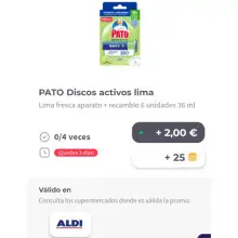 PATO Discos WC Lima en Aldi Casi gratis con Gelt