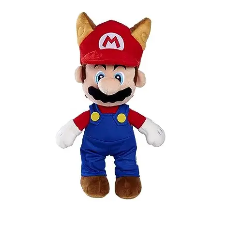 Peluche Simba Mario Mapache de 30 cm.
