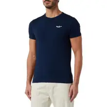 Pepe Jeans Original Basic Camiseta, Azul (Navy), S para Hombre