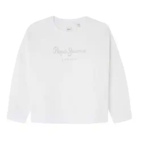 Pepe Jeans Winter Rose Sudadera, White (White), 12 años para Niñas